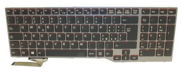 Fujitsu FUJ:CP664315-XX Keyboard Black BELGIAN FUJ:CP664315-XX