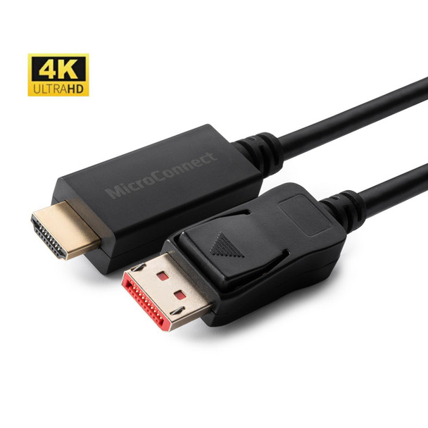 MicroConnect MC-DP-HDMI-2004K 4K Displayport to HDMI Cable MC-DP-HDMI-2004K