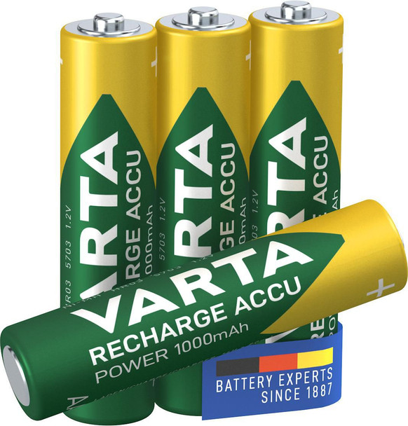 Varta 05703301404 1x4 Pro. NiMH 1000 mAh AAA 05703301404