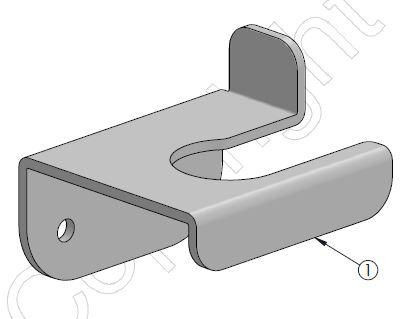 Ergonomic Solutions DTS102-32 Wall mount for Payment paddle DTS102-32