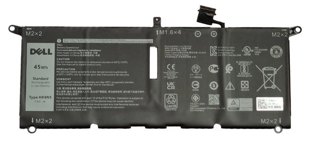 Dell WDK63 Battery. 45WHR. 4 Cell. WDK63