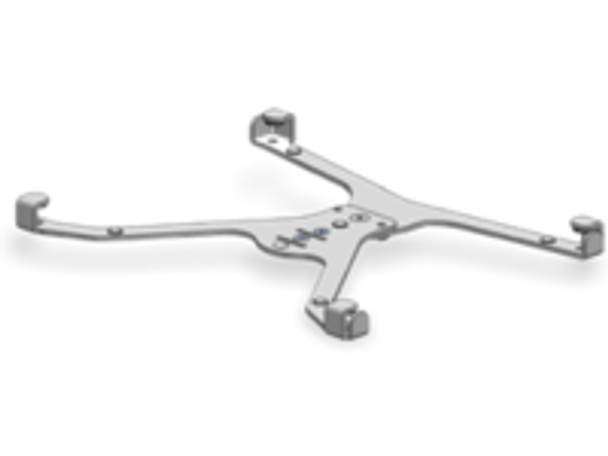 SpacePole SPXF10005-32 SPXF10005-32 X-Frame Plate Onl SPXF10005-32