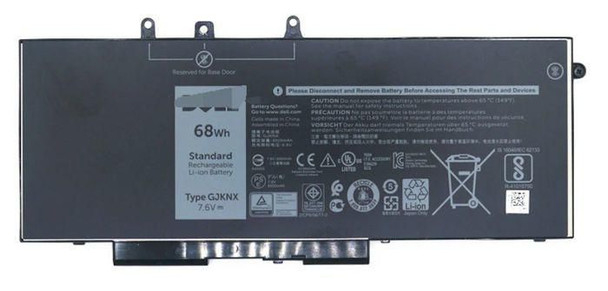 Dell C7J70 Battery. Polymer. 68Whr. 4 C7J70