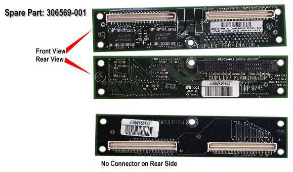 HP 306569-001-RFB Pass Thru Board Proliant 5500R 306569-001-RFB