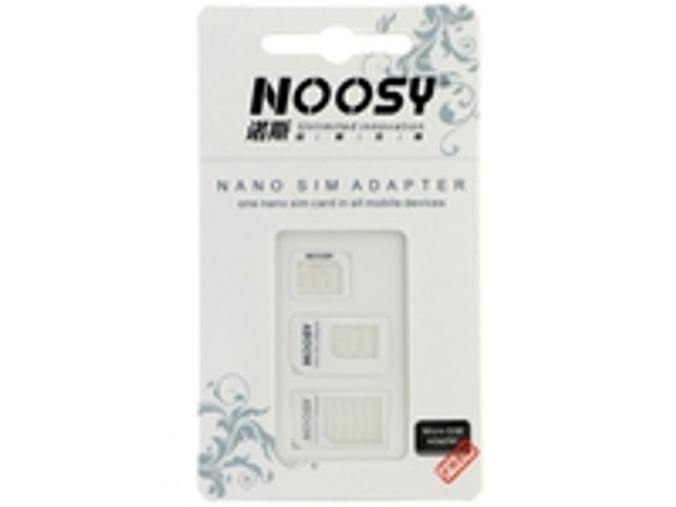 CoreParts Mobile MSPP5100W 3 in 1 Sim Adapter set White MSPP5100W