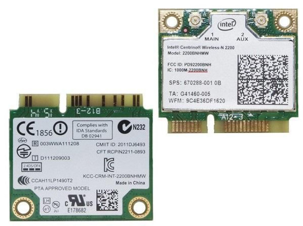 Fujitsu FUJ:CP567386-XX WLAN MODULE INTEL 2200BN.HMWG FUJ:CP567386-XX