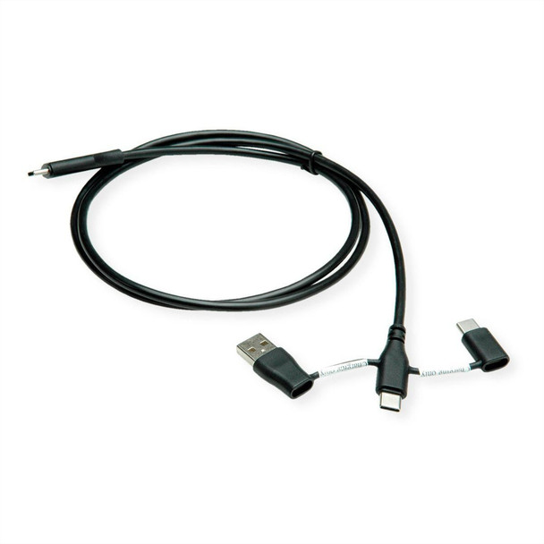 Roline 11.02.8349 2-in-1 USB2.0 C Cable. M/M. 11.02.8349