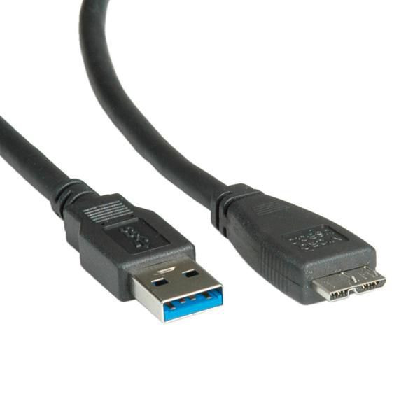 Roline 11.02.8875 USB3.2 Gen1 Cable. A - Micro 11.02.8875