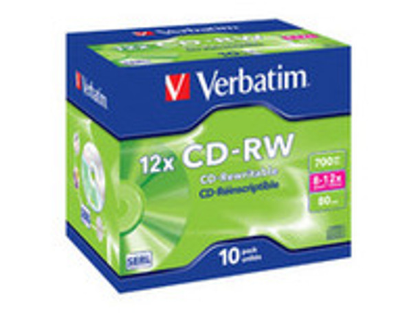 Verbatim 43148 CD-RW DataLifePlus 8-12X 700MB 43148