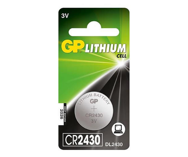 GP Batteries CR2430 1-P LITHIUM BUTTON CELL CR2430 2185