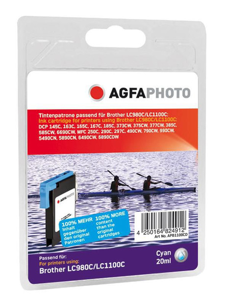 AgfaPhoto APB1100CD Ink C. rpl LC980C. LC11000C APB1100CD