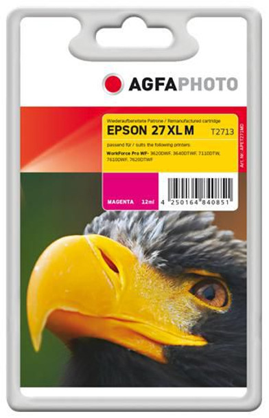 AgfaPhoto APET271MD Ink Magenta 27 XL. T2713 APET271MD