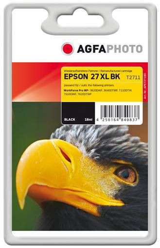 AgfaPhoto APET271BD Ink Black 27 XL. T2711 APET271BD