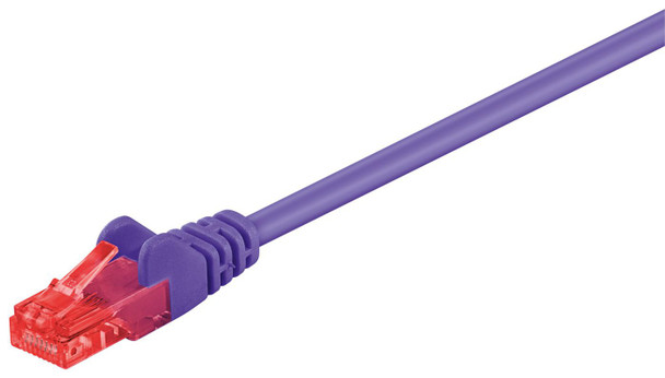 MicroConnect B-UTP601P U/UTP CAT6 1M Purple PVC B-UTP601P