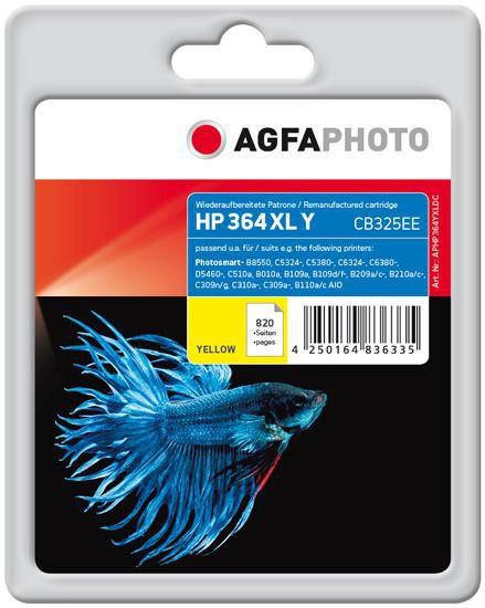 AgfaPhoto APHP364YXLDC Ink Yellow. No. 364 XL APHP364YXLDC