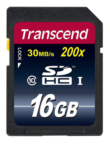 Transcend TS16GSDHC10 16GB SDHCCard. Blue TS16GSDHC10