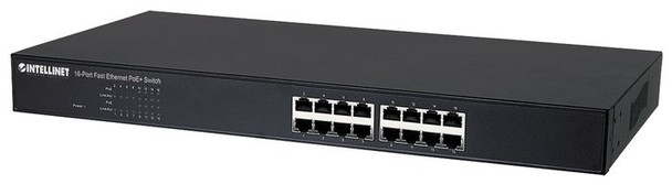 Intellinet 560771 16-Port Fast Ethernet Poe+ 560771