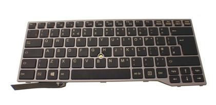 Fujitsu FUJ:CP690939-XX KEYBOARD BLACK W/ TS SWISS FUJ:CP690939-XX