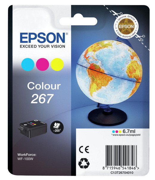 Epson C13T26704010 Ink C/M/Y. 9ml C13T26704010