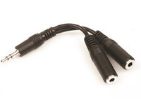 Sandberg 502-16 MiniJack Splitter 1->2 502-16