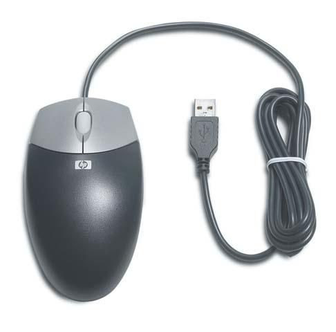 HP 390939-001-RFB USB  optical mouse black 390939-001-RFB