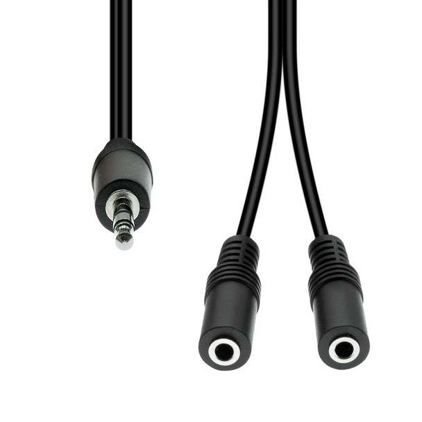 ProXtend M32XM2F-002 3-Pin to 2x 2-Pin Cable M-F M32XM2F-002
