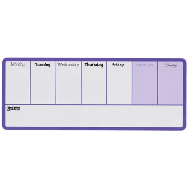 Nobo Mini Magnetic Whiteboard Weekly Planner 360x140mm 1904048 1904048