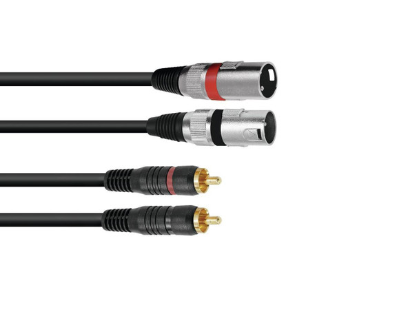 Omnitronic 3022522B Audio Cable 1 M 2 X Xlr 3022522B