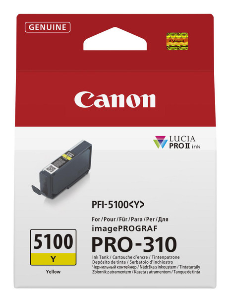 Canon 6955C001 Pfi-5100 Y Ink Cartridge 1 6955C001