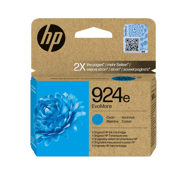 HP 4K0U7NE 924E Evomore Cyan Original 4K0U7NE