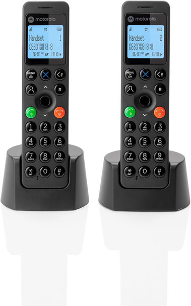 Motorola 107DOT202BLACK Dot202 Twin Dect Telephone 107DOT202BLACK