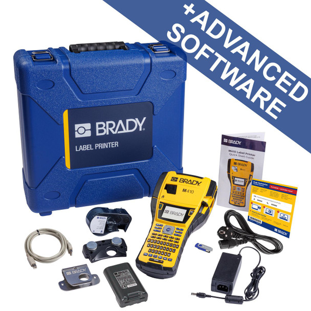 Brady M410-KIT-EU-BWS M410 Portable Label Printer M410-KIT-EU-BWS