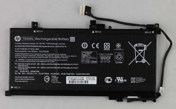 HP 849910-850-RFB Battery 3-Cells 61Wh 5.37Ah 849910-850-RFB
