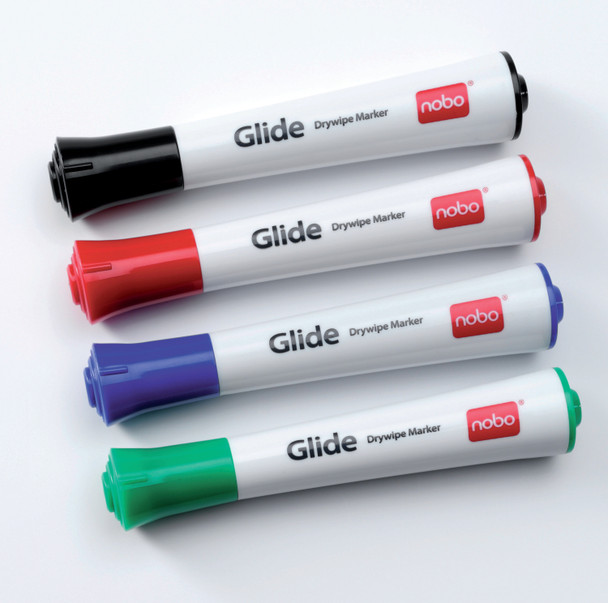 Valuex Whiteboard Marker Bullet Tip 3Mm Line Assorted Colours Pack 4 1902077 1902077
