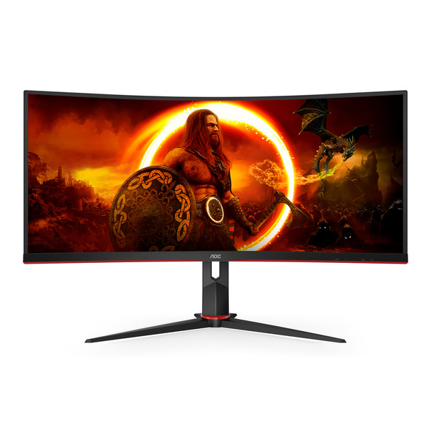 AOC G2 CU34G2XP 86.4 cm 34" 3440 x 1440 pixels UltraWide Quad HD LED 1 ms Black CU34G2XP/BK