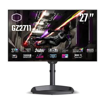Cooler Master Tempest Gz2711 27" Widescreen Oled Black Multimedia Monitor 2560X1 CMI-GZ2711