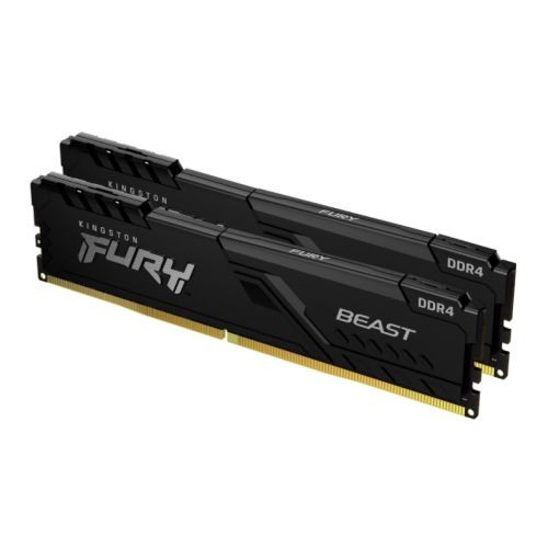 Kingston Fury Beast 16Gb Kit 2 X 8Gb Ddr4 3600Mhz Pc4-28800 Cl17 Dimm Memory KF436C17BBK2/16