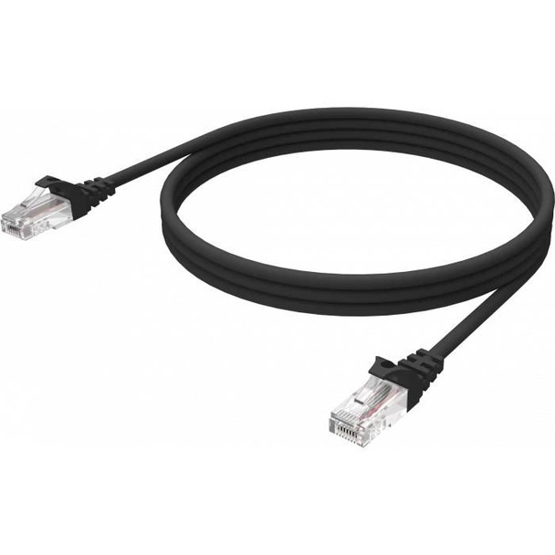 Vision TC 1MCAT6A/BL Networking Cable Black 1 M TC 1MCAT6A/BL