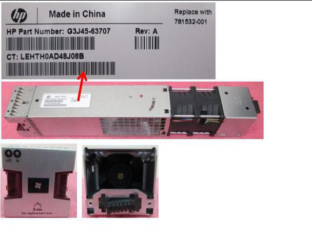 Hewlett Packard Enterprise 781532-001-RFB 3Par StoreVirtual 3200 Fan 781532-001-RFB