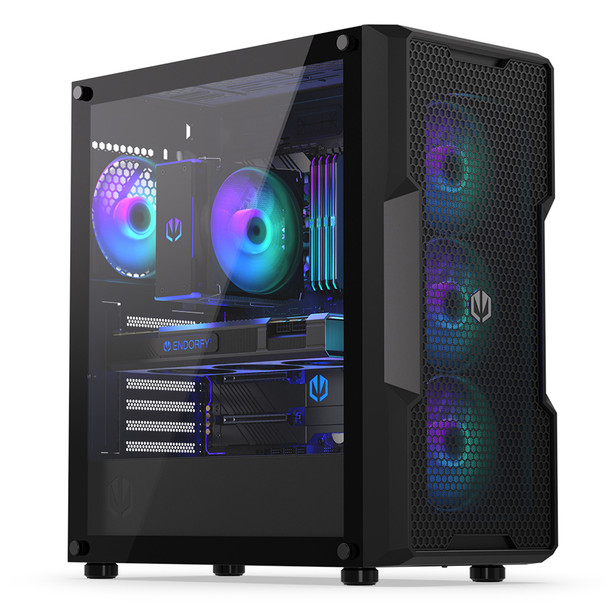 ENDORFY Regnum 400 ARGB Tower PC Black ATX micro ATX Mini-ITX Multi Case fans EY2A009