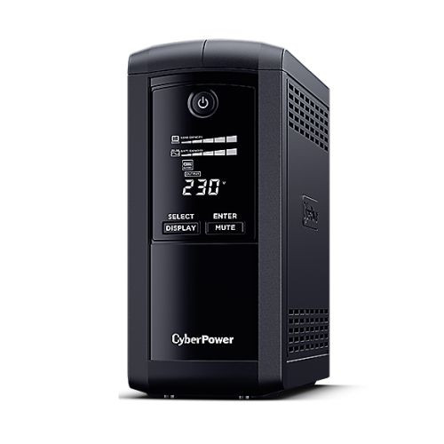 Cyberpower Value Pro 1000Va Line Interactive Tower Ups 550W Lcd Display 6X Iec A VP1000EILCD