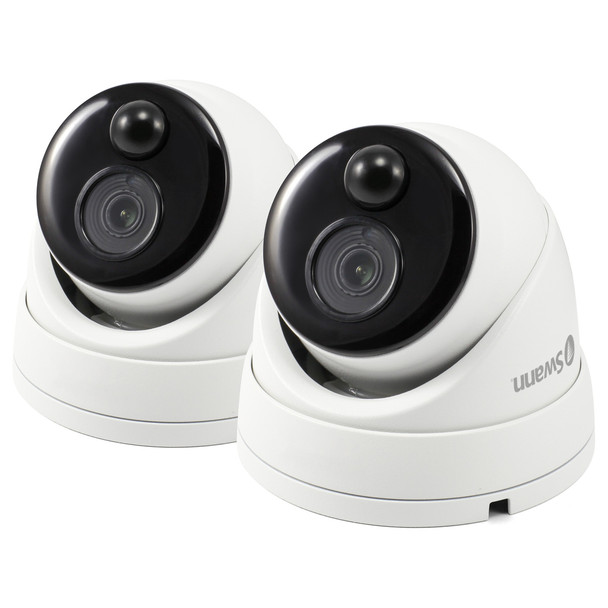 Swann SWPRO-1080MSDPK2-EU IP Security Camera Indoor & Outdoor Ceiling White Dome SWPRO-1080MSDPK2-EU
