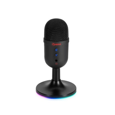 Marvo Scorpion Mic-06 Blast 40 Usb Rgb Noise Cancelling Wired Microphone Black MIC-06 BK