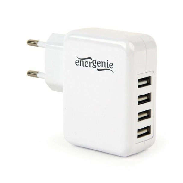 Gembird EG-U4AC-02 Mobile Device Charger White EG-U4AC-02