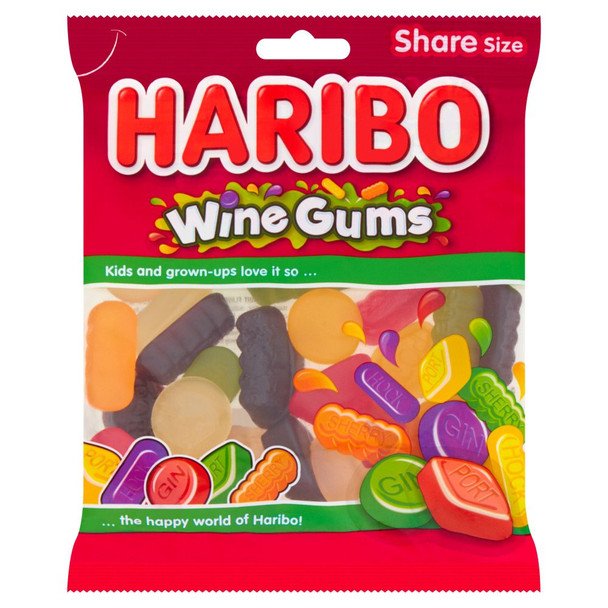 Haribo Wine Gums Pack 160G - 0401380 0401380