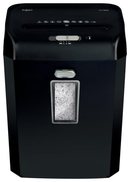Rexel Promax Qs Rex623 Cross Cut Shredder 23 Litre 6 Sheet Black 2104581 2104581