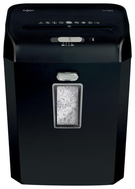 Rexel Promax Qs Rex823 Cross Cut Shredder 23 Litre 8 Sheet Black 2104583 2104583
