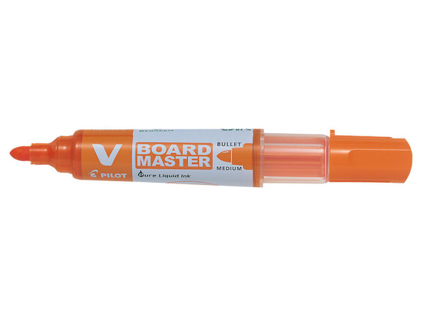 Pilot Begreen V-Board Master Medium Bullet Tip Drywipe Marker Orange Pack 10 - 4 4902505355806