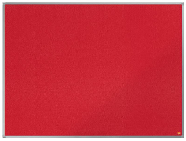 Nobo Essence Felt Notice Board Red 1200X900mm - 1904067 1904067