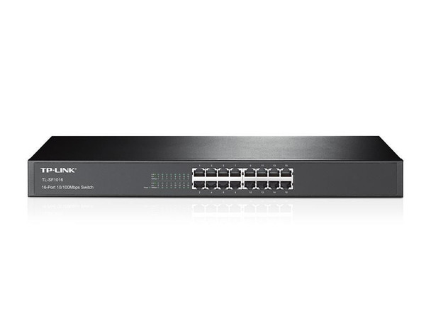 TP-Link TLSF1016 16-Port 10/100Mbps Rackmount TLSF1016
